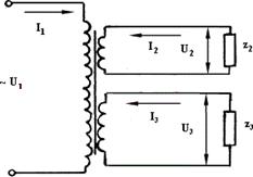 схема трехобмоточного трансформатора