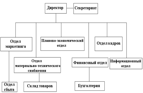 организационная структура зао 