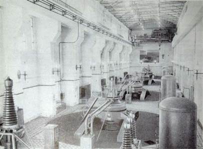машинный зал цимлянской гидроэлектростанции