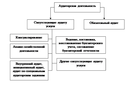 общая классификация аудиторской деятельности в россии
