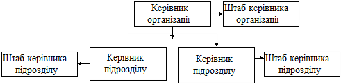 лінійно-штабна структура управління організацією