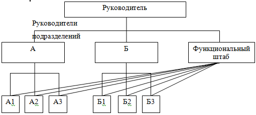линейно-функциональная организационная структура управления