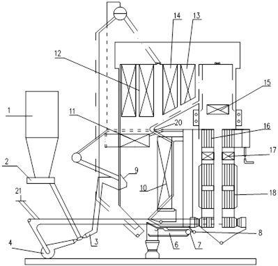 схема котла бкз-320-140-9 с нтв топкой лпи-бкз (усть-илимская тэц)