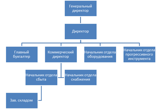 организационная структура ооо 