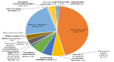 структура расходов в 2015 г. ооо 