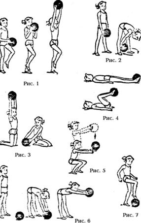 примеры выполнения упражнений для подготовительной и специальной медицинской группы