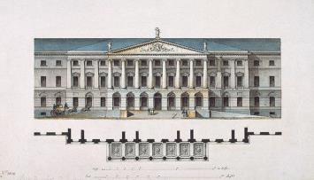 фасад смольного института (ок. 1806)