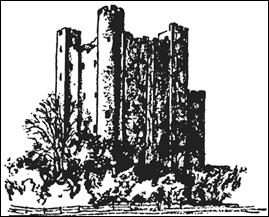 главная башня рочестерского замка, графство кент