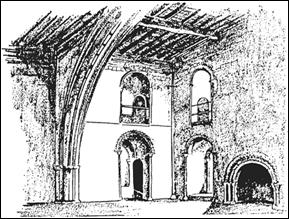 главный зал хедингемского замка в эссексе