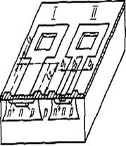 конструкция пинч-резисторов на основе базовой области с использованием эмиттерной диффузии (закрытый i и полузакрытый ii варианты)