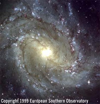 спиральная галактика m 83 в созвездии гидры