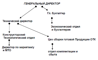 организационная структура предприятия ооо 