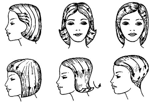 варіанти укладання волосся на базі однієї стрижки