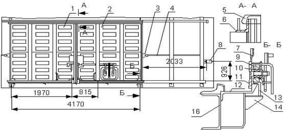 двери крытого вагона объемом кузова 140 м