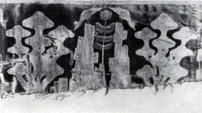 ткань из погребения в ноин-ула (северная монголия). период хань. 3 в. до н. э. -- 3 в. н. э. ленинград. эрмитаж