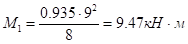 а). расчетная схема главной балки. б). сечение главной балки