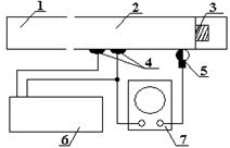 принципиальная схема установки для оценки воспламеняемости в ударной трубе