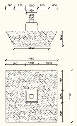 расчетная схема к определению расчетного сопротивления грунта по боковой поверхности сваи