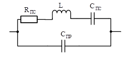 еквівалентна схема заміщення кварцового резонатора